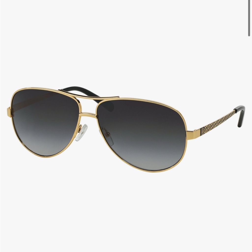 Tory Burch Gold Aviator Sunglasses (Read Description)